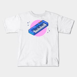 Keyboard Piano Music Kids T-Shirt